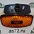 Фонарь боковой габаритный ГФ07 24В светодиодный оранжевый ПАЗ, КАвЗ Европлюс
