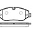 Колодки тормозные передние 1245.10 дисковые Iveco Daily III Remsa