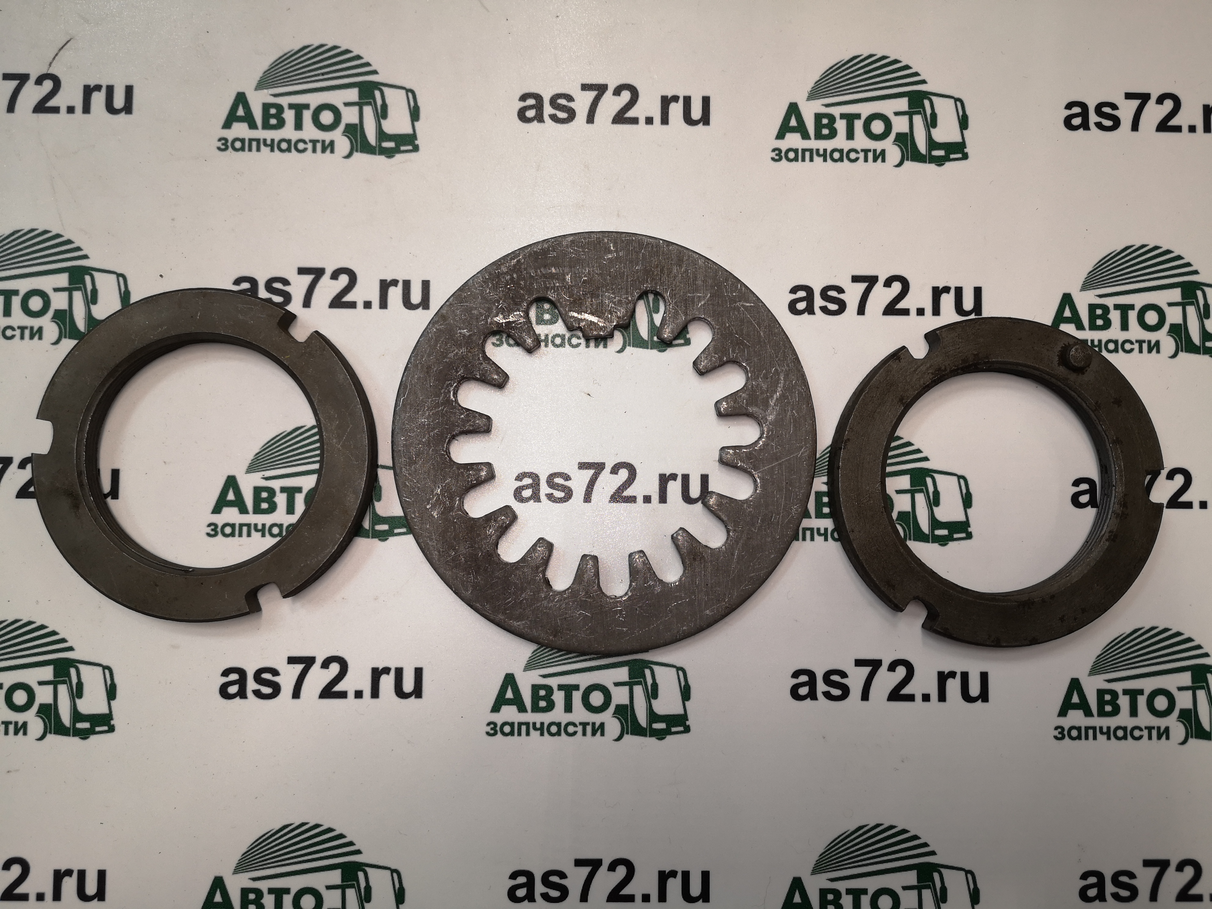 Р/к задней ступицы 224-2401052/55/50 (шайба+2 гайки) ПАЗ, КАвЗ