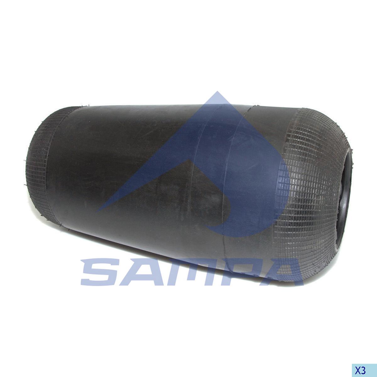 Пневмобаллон SP55720 ф130,8 мм конический Sampa