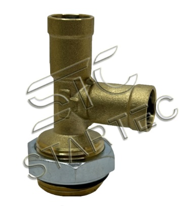 Фитинг тройник INF.21.1006T2 латунный нар.М10*1 > В6 Г В6 Startec