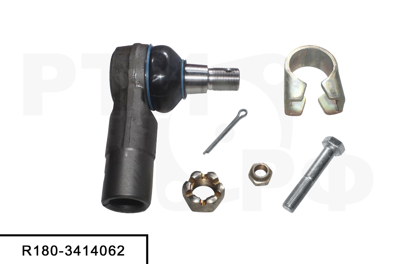 Наконечник рулевой тяги правый R180-3414062 вн.М30*1,5/М24*1,5 конус 28 мм НефАЗ Rostar