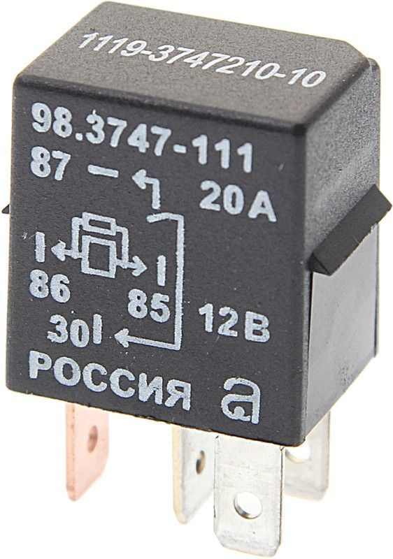 Реле 4-х контактное 981.3777-111 10А 24В Avar
