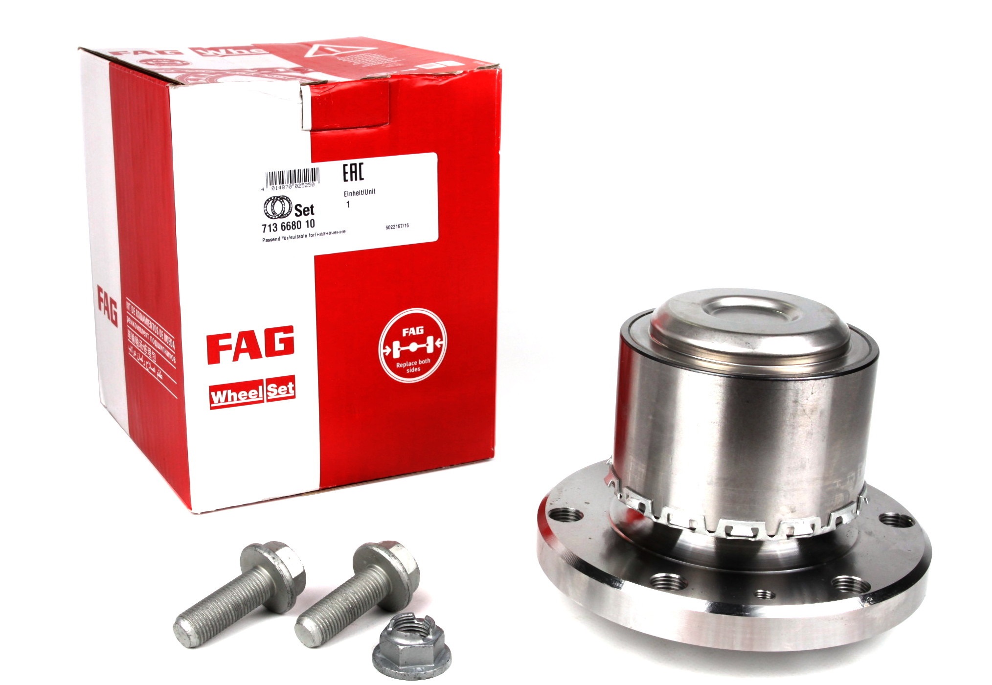 Подшипник 713668010 передней ступицы VW Crafter Fag