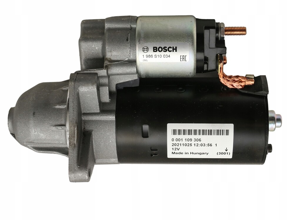 Стартер 1986S10034 12В 2,3кВт 9 зубьев Iveco Daily Bosch