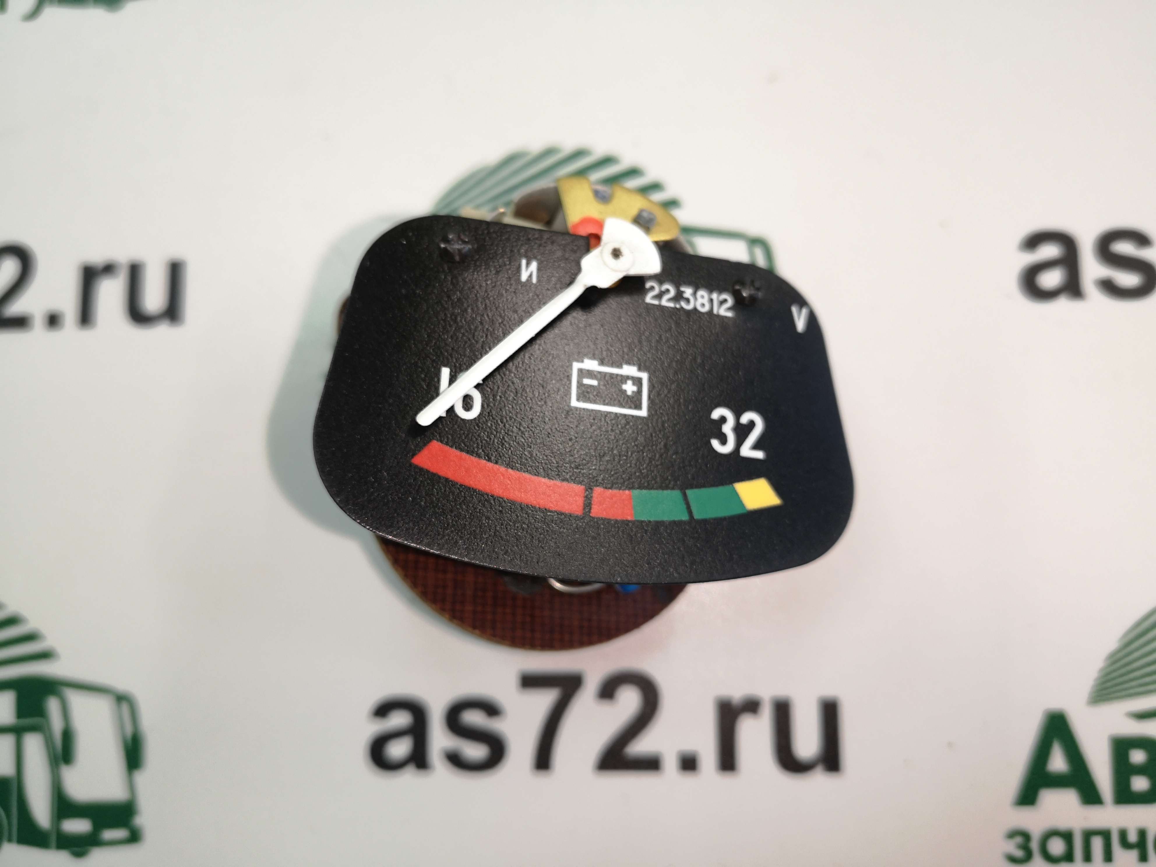 Указатель напряжения 22.3812 24В 16-32 в комбинацию приборов ЛиАЗ, ПАЗ Автоприбор