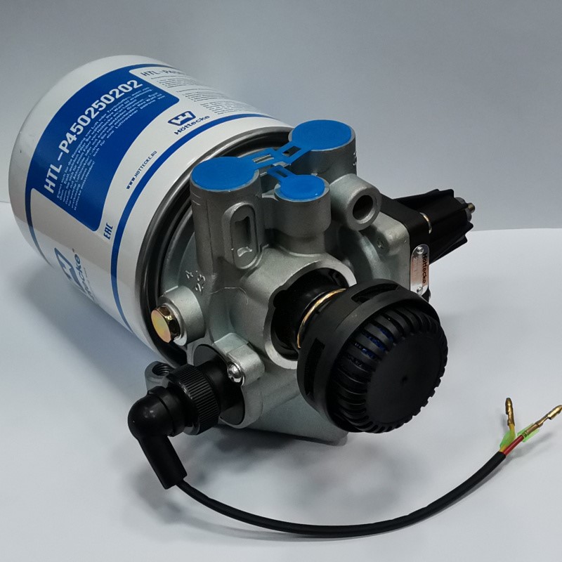 Влагомаслоотделитель HTLG250161040 (аналог Wabco) в сборе (4 отверстия) Hottecke