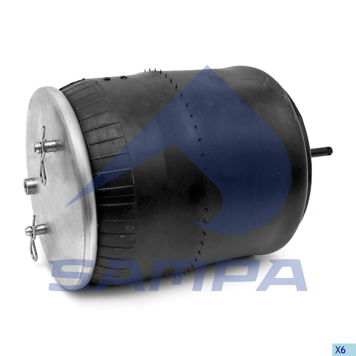 Пневморессора задняя SP550305-K в сборе Scania Sampa