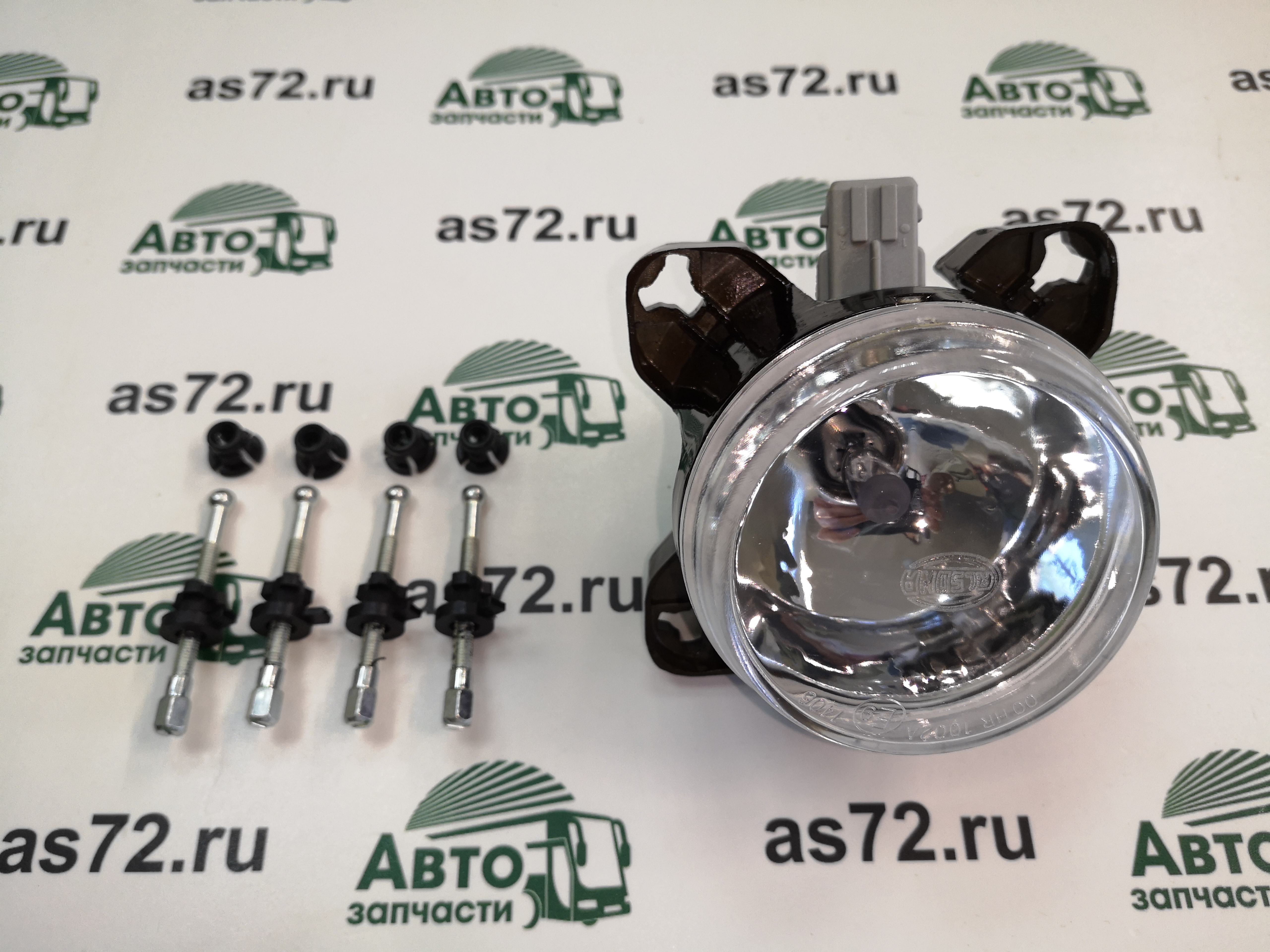 Фара дальнего света ALS-1076 H7 + габарит D-90 мм МАЗ-103 Alsona