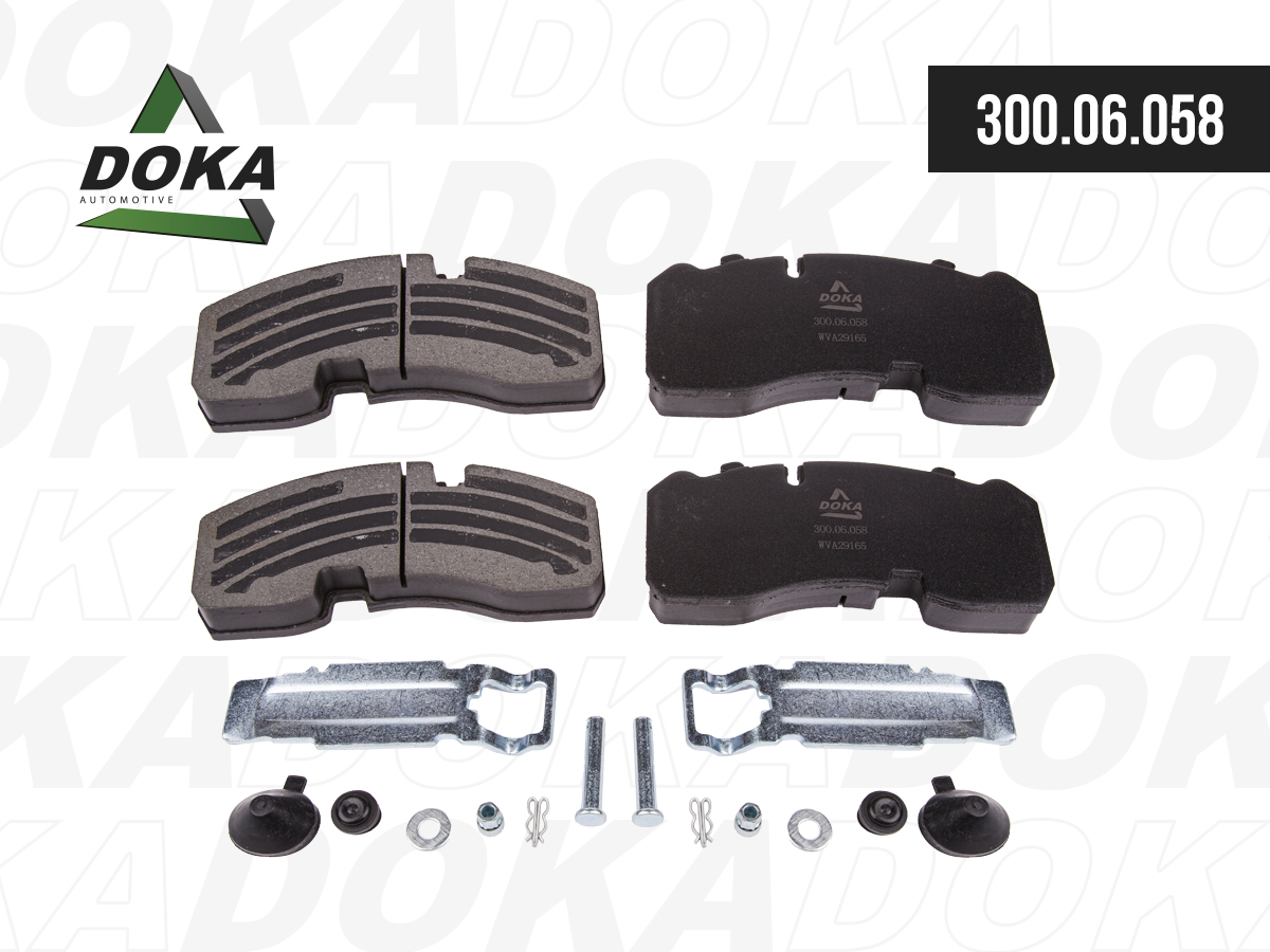 Колодка дискового тормоза 300.06.058 ЛиАЗ-4292 Doka