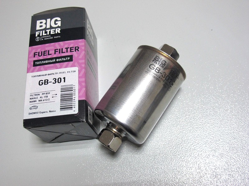 Фильтр топливный GB-301 ПАЗ-32053 Big Filter