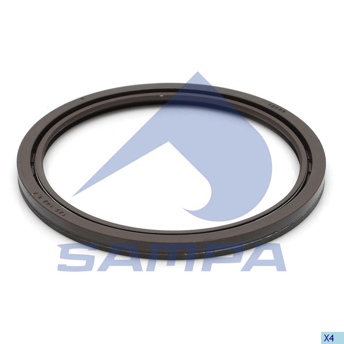 Сальник задней ступицы 125*148*8 031.040 Volvo Sampa