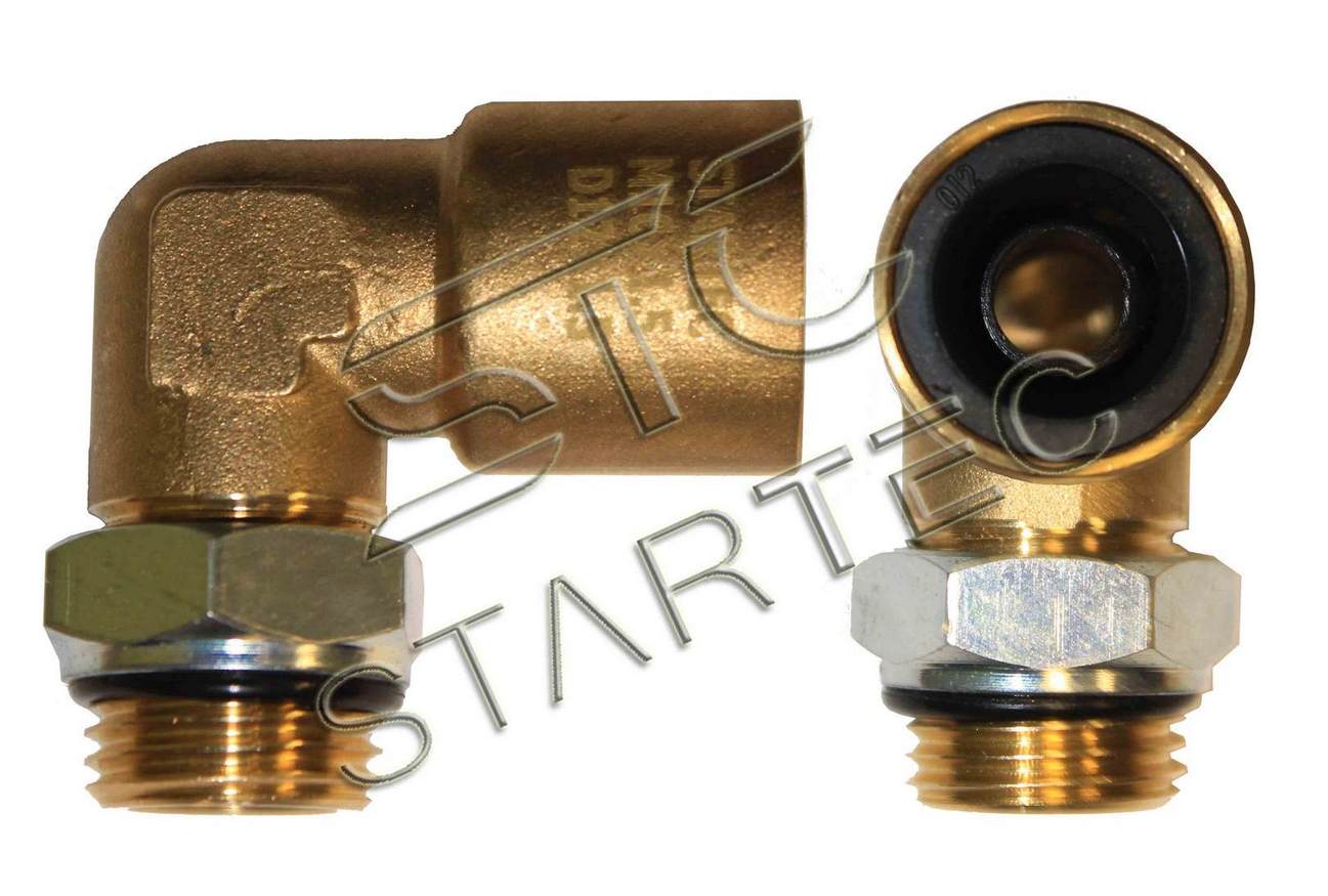 Фитинг угловой INF.21.1210L латунный нар.М12*1,5 Г В10 Startec