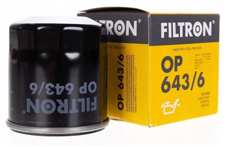 Фильтр масляный OP643/6 Renault Fluence Filtron