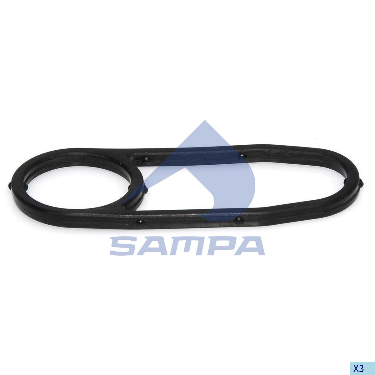 Прокладка корпуса масляного фильтра 042.187 Scania Sampa