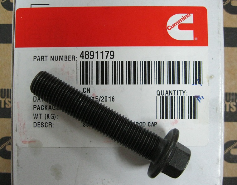 Болт шатуна М12*67 4891179 Cummins 6ISBe Китай
