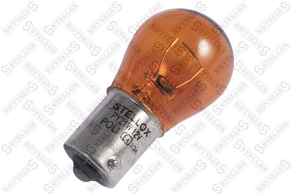Автолампа 12V PY21W оранжевая смещенный цоколь 99-39039-SX Stellox