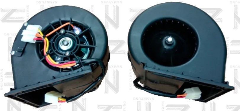 Мотор отопителя D180426KR 24В улитка в сборе 3 скорости МАЗ NamKyung