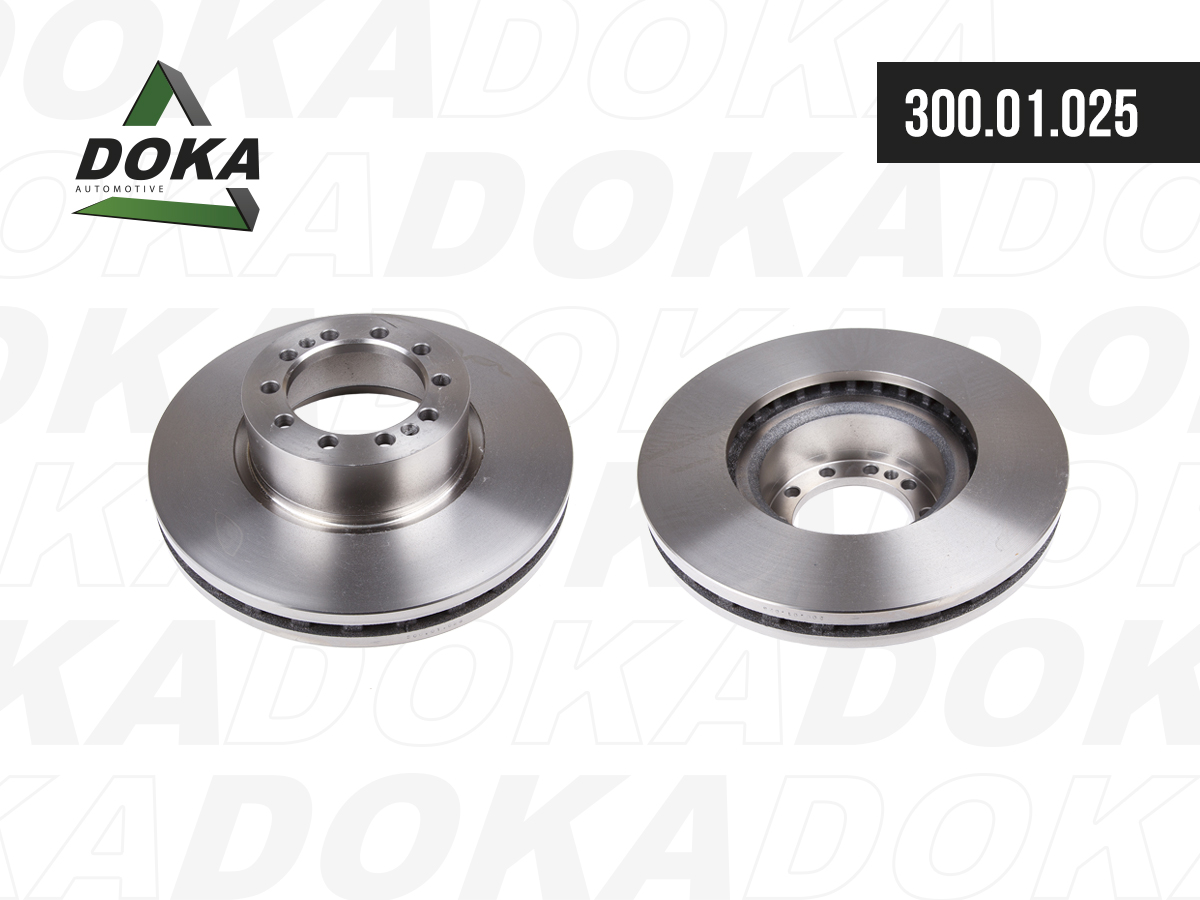 Диск тормозной передний 300.01.025 МАЗ-206 Doka