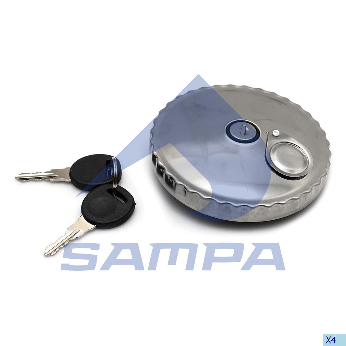 Крышка топливного бака 096.022-01 с замком Sampa
