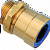 Фитинг прямой 8938000032 бронзовый нар.М22*1,5 > В16 Wabco