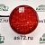 Фонарь задний стоп-сигнал и габарит ФЗ-002 24В LED красный ЛиАЗ Автоэлектроконтакт