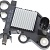 Реле регулятор генератора 1986AE0014 14,5В с щетками Iveco Daily Bosch