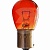 Автолампа 24V PY21W оранжевая смещенный цоколь 4037 КЭП