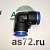 Фитинг угловой PUL16 пластиковый В16 Г В16